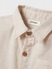 Tarou loose shirt, bleached sand, Lil Atelier thumbnail
