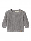 Kanto knit baby, ultimate grey, Lil Atelier thumbnail