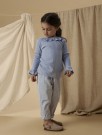 Tallula loose pant, zen blue, Lil Atelier thumbnail