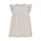 Dress woven check, white pepper, Huttelihut thumbnail