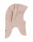 Balaclava ears cotton rib, camel melange, Huttelihut thumbnail