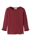 River slim top, biking red, Lil Atelier thumbnail