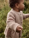Nomo wool cardigan baby, fawn, Lil Atelier thumbnail