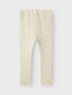 Gago slim leggings, turtledove/flowers, Lil Atelier thumbnail