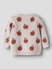 Lulio knit cardigan baby, hushed violet, Lil Atelier thumbnail