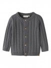Lomon knit cardigan baby, poppy seed, Lil Atelier thumbnail