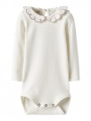 Fundo slim body longsleeve, coconut milk/misty rose, Lil Atelier thumbnail