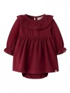 Renrik loose body dress, biking red, Lil Atelier thumbnail
