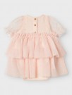 Frilla loose tulle body dress, peach blush, Lil Atelier thumbnail
