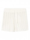 Johanna knit shorts, coconut milk, Lil Atelier thumbnail