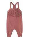 Noda knit overall, whitered rose, Lil Atelier thumbnail