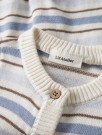 Hito knit suit, coconut milk/dusty blue, Lil Atelier thumbnail