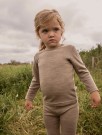 Nilo wo/mo slim top, sepia tint melange, Lil Atelier thumbnail