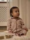 Sage loose night suit, turtledove/biking red, Lil Atelier thumbnail
