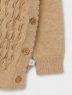 Nina wrap knit, warm sand melange, Lil Atelier thumbnail