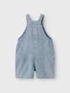 Funda short denim overall, medium blue, Lil Atelier thumbnail