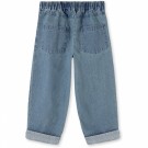 Don contrast pant, medium denim blue, Fliink thumbnail