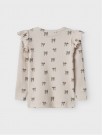 Gavo slim top, silver peony, Lil Atelier thumbnail