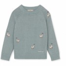 Mahdi knit pullover, slate, Fliink thumbnail
