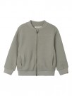 Defne sweat cardigan, forest fog, Lil Atelier thumbnail