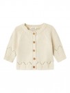 Ramla knit cardigan baby, turtledove, Lil Atelier thumbnail