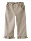 Doreen wide twill pant, Oxford tan, Lil Atelier thumbnail