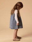 Deva denim emb dress, medium blue/cherry, Lil Atelier thumbnail