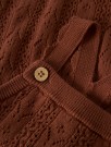 Kajsa knit overall, maple syrup, Lil Atelier thumbnail