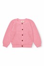 Knitted classic rib cardigan, pink, Copenhagen colors thumbnail
