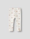 Layo slim leggings baby, coconut milk/pink flower, Lil Atelier thumbnail
