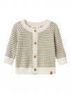 Halma knit cardigan baby, seagrass, Lil Atelier thumbnail