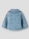 Deva loose denim jacket emb, medium blue, Lil Atelier thumbnail