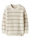 Emlen knit stripes, coconut milk, Lil Atelier thumbnail