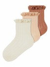 Edolie 3-pack socks, frappe, Lil Atelier thumbnail
