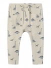 Geo loose pant, turtledove/dino, Lil Atelier thumbnail