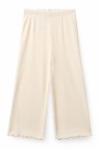 Modal rib wide pant, cream, Copenhagen colors thumbnail