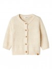 Frako knit cardigan baby, turtledove, Lil Atelier  thumbnail