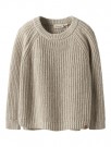 Rumba loose knit, Oxford tan melange, Lil Atelier thumbnail