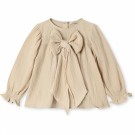 Paco bow blouse, sandshell, Fliink thumbnail