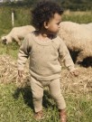 Nalio wool wrap knit, safari melange, Lil Atelier thumbnail