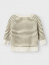 Halma knit cardigan baby, seagrass, Lil Atelier thumbnail
