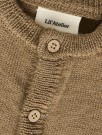 Nomo wool cardigan, sepia tint, Lil Atelier thumbnail