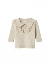 Nakita loose knit baby, turtledove, Lil Atelier thumbnail