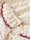 Rasia loose body shirt, turtledove/red dahlia, Lil Atelier thumbnail