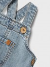 Hilbert short denim overall, light blue denim, Lil Atelier thumbnail