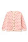Heart cardigan, pink combi, Copenhagen colors thumbnail