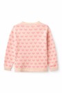 Heart cardigan, pink combi, Copenhagen colors thumbnail