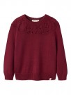 Reva loose knit, biking red, Lil Atelier thumbnail