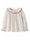 Rasia loose shirt, turtledove/red dahlia, Lil Atelier  thumbnail