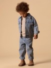 Deva loose denim jacket, medium blue, Lil Atelier thumbnail